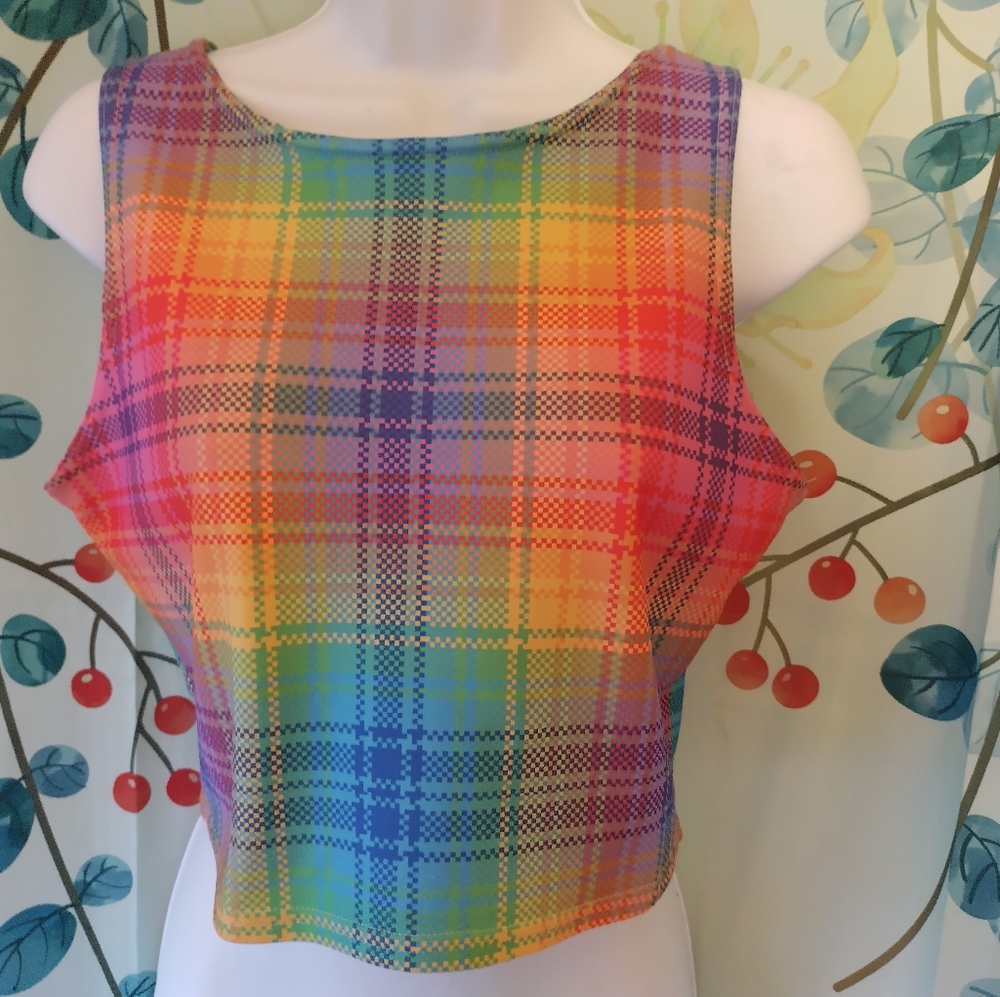 Rare - Blackmilk Multi Color Sleeveless Top - Size Medium